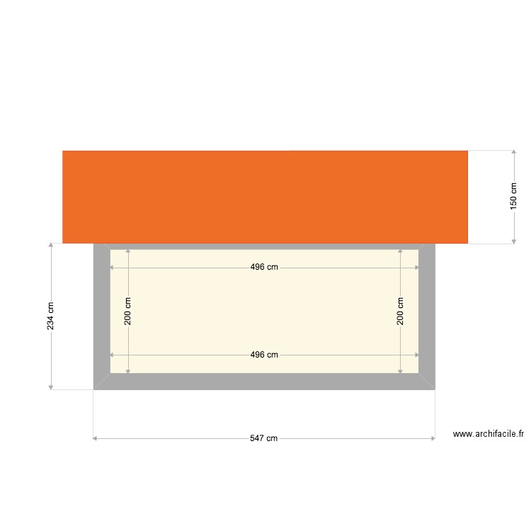 Plan Nord. Plan de 0 pièce et 0 m2