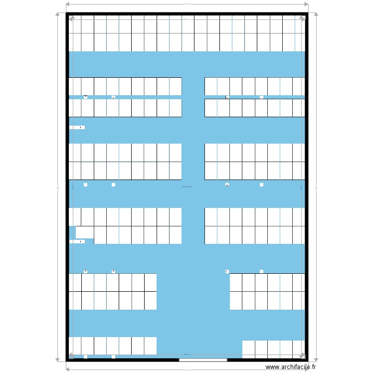 DEPOT EPIGNAY. Plan de 1 pièce et 416 m2