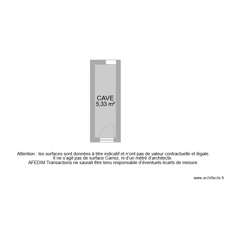 BI 10592 CAVE . Plan de 0 pièce et 0 m2
