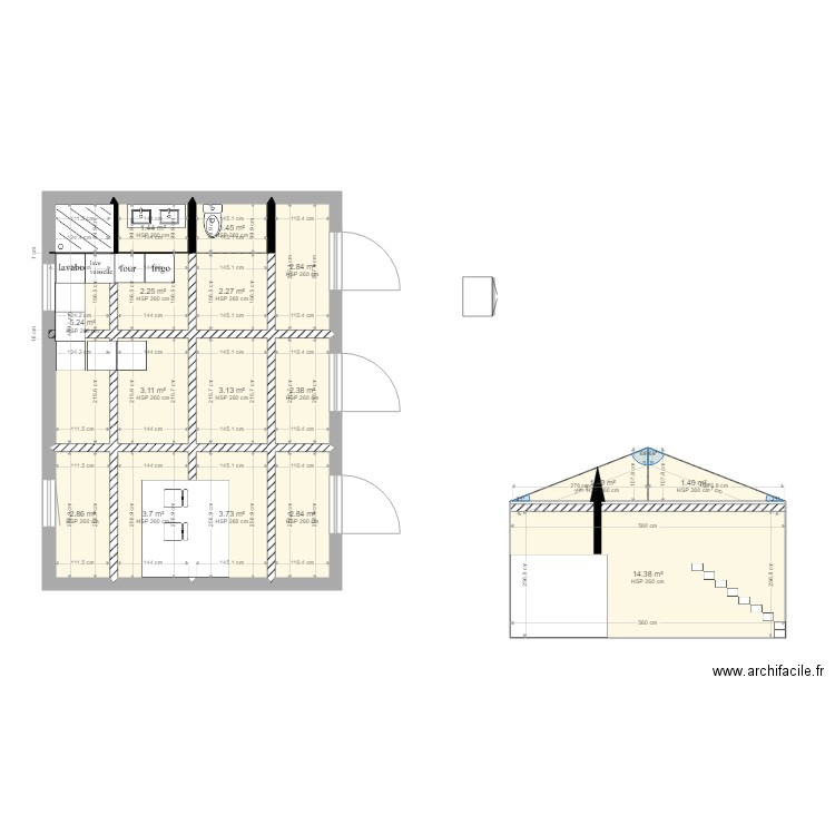 ecurie Atelier V4. Plan de 0 pièce et 0 m2