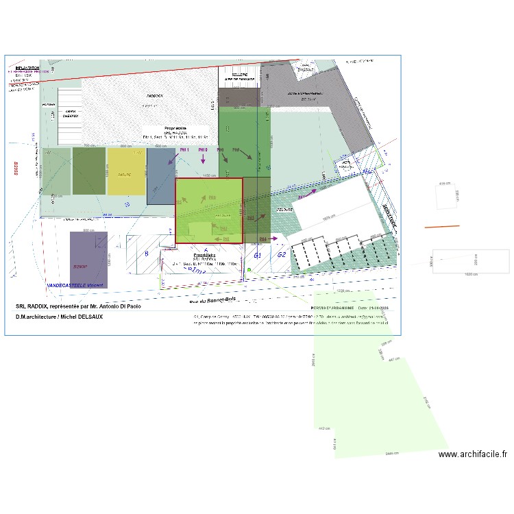 PLAN AVEC BATIMENT. Plan de 0 pièce et 0 m2