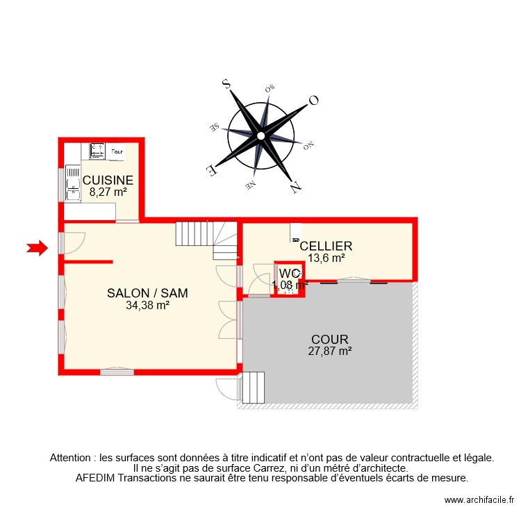 BI 5086 RDC. Plan de 0 pièce et 0 m2