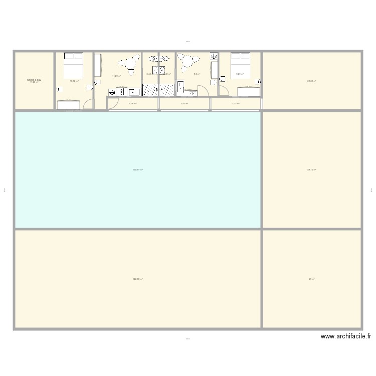 KESTIA 2. Plan de 15 pièces et 472 m2