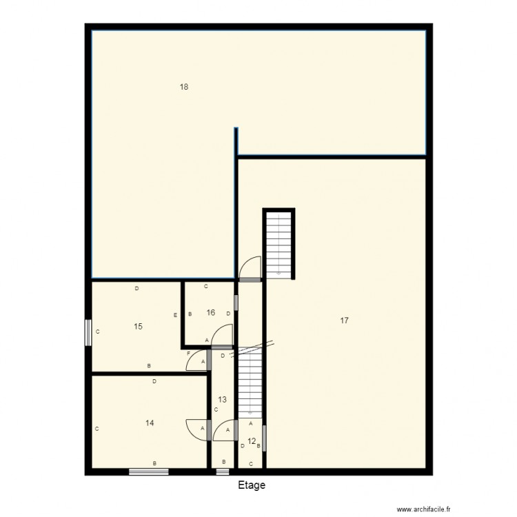 184542 GLAUDA Plomb. Plan de 0 pièce et 0 m2