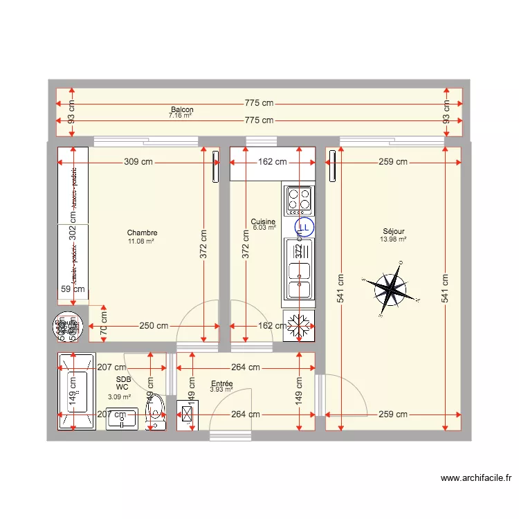  Cavendish . Plan de 