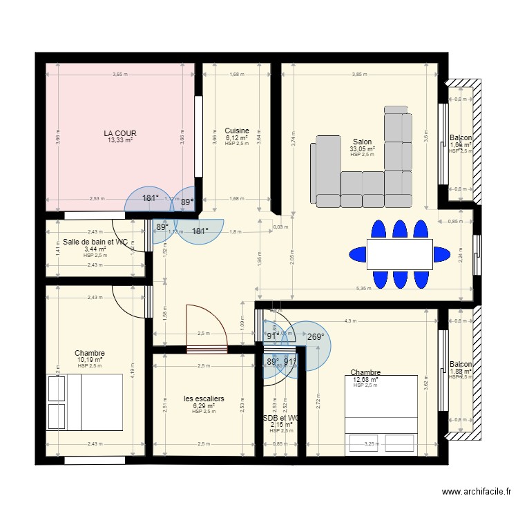 BADAOUI. Plan de 0 pièce et 0 m2