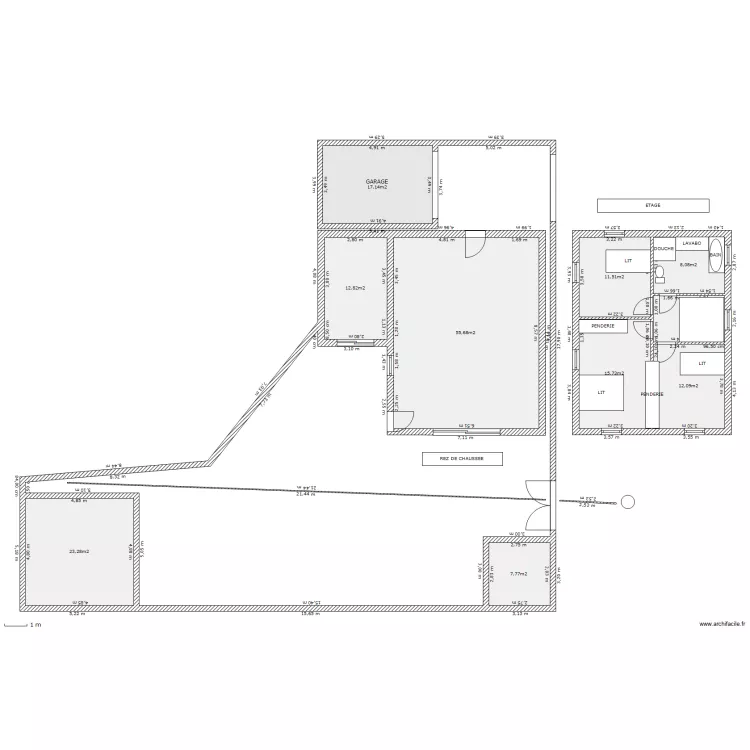 PROJET SAINT BARNABE SERVITUDE. Plan de 