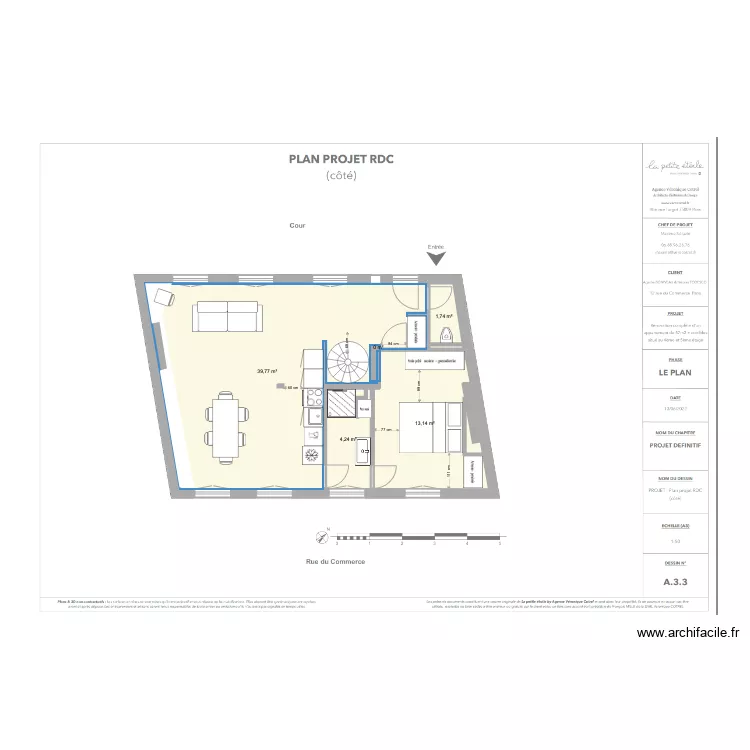 plan alexandre. Plan de 