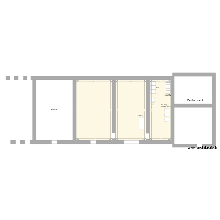 Locaux exploitation INITIAL. Plan de 0 pièce et 0 m2