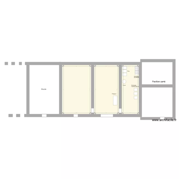 Locaux exploitation INITIAL. Plan de 