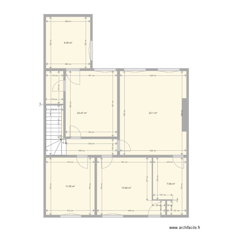 SP 2eme étage. Plan de 0 pièce et 0 m2