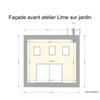 atelier Lime fa&ccedil;ace avant sur jardin