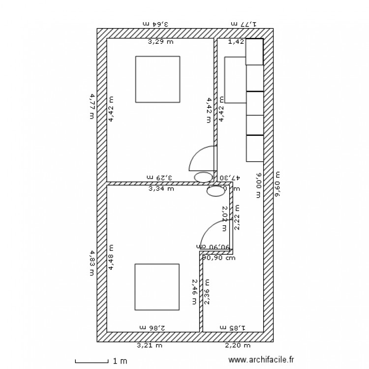  etage 2. Plan de 0 pièce et 0 m2