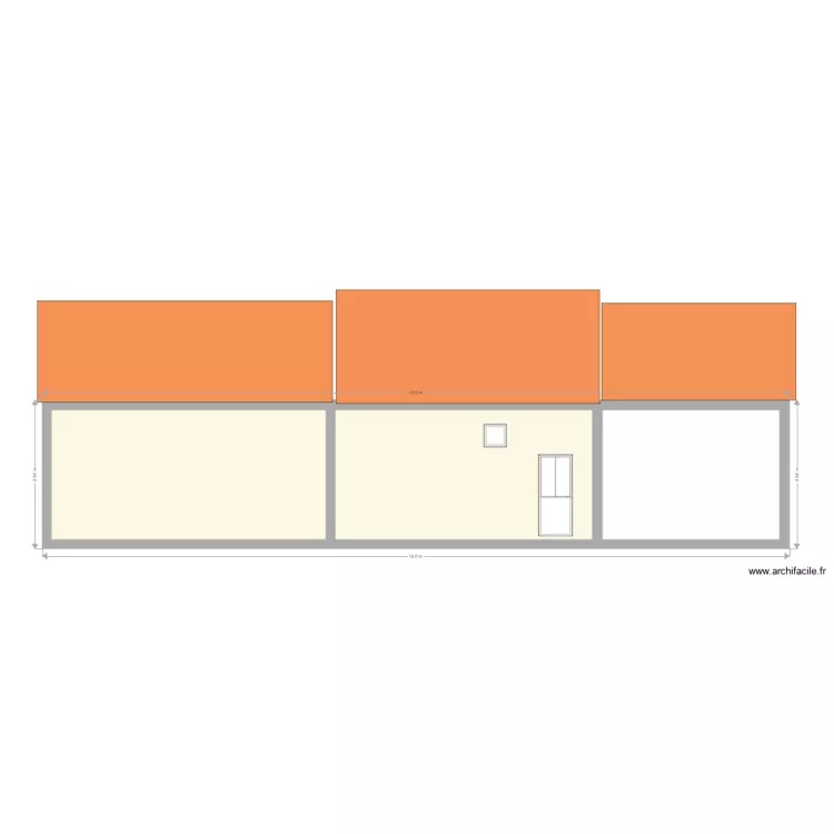 saint rhomble facade2 actuel nord. Plan de 