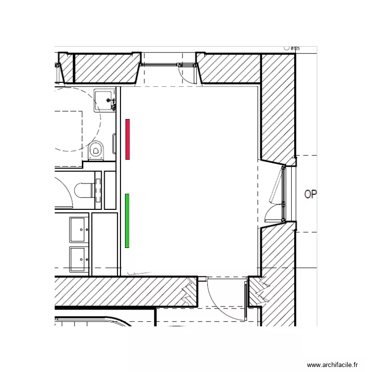 Salle C13.2b confort RDC et R+1. Plan de Salle C13.2b confort RDC et R+1. Plan de