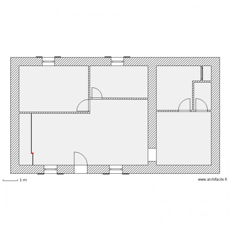 µGAUVIN RDC AVANT. Plan de 0 pièce et 0 m2