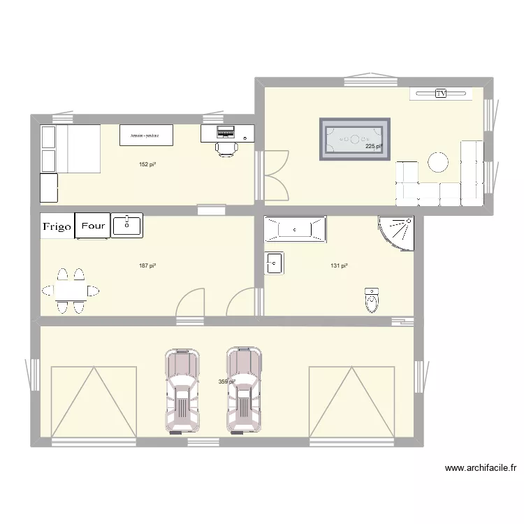 Test. Plan de 5 et 98 m² Test. Plan de 5 et 98 m²