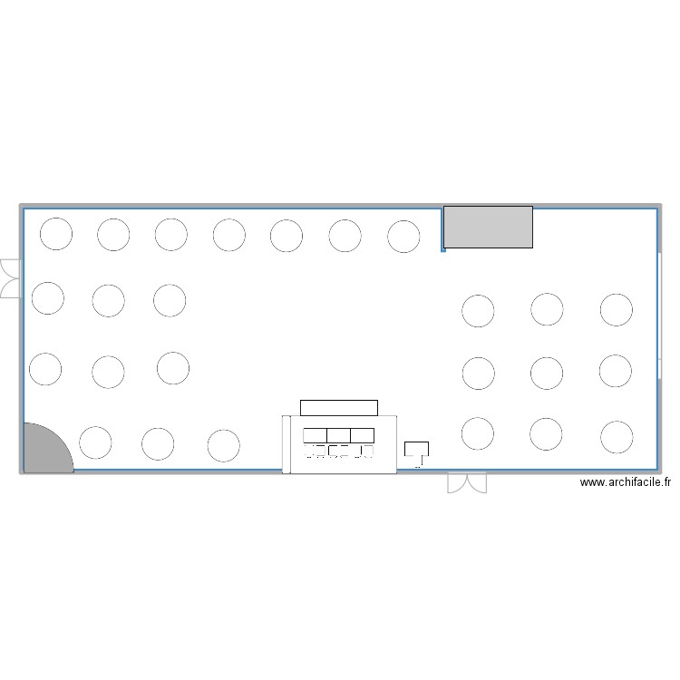 PLAN DE TABLE EMILIE CAPIN. Plan de 1 pièce et 364 m2