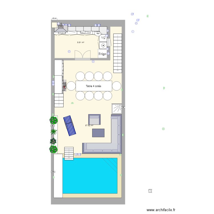 TERRASSE TOITbis. Plan de 0 pièce et 0 m2