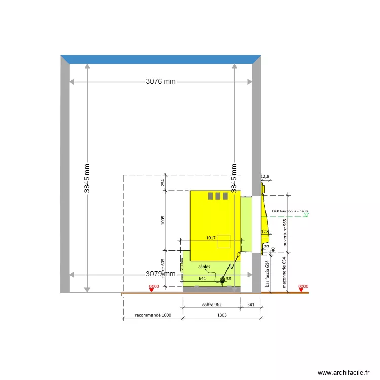 COUPE EXISTANT BERRE L'ETANG 368. Plan de 