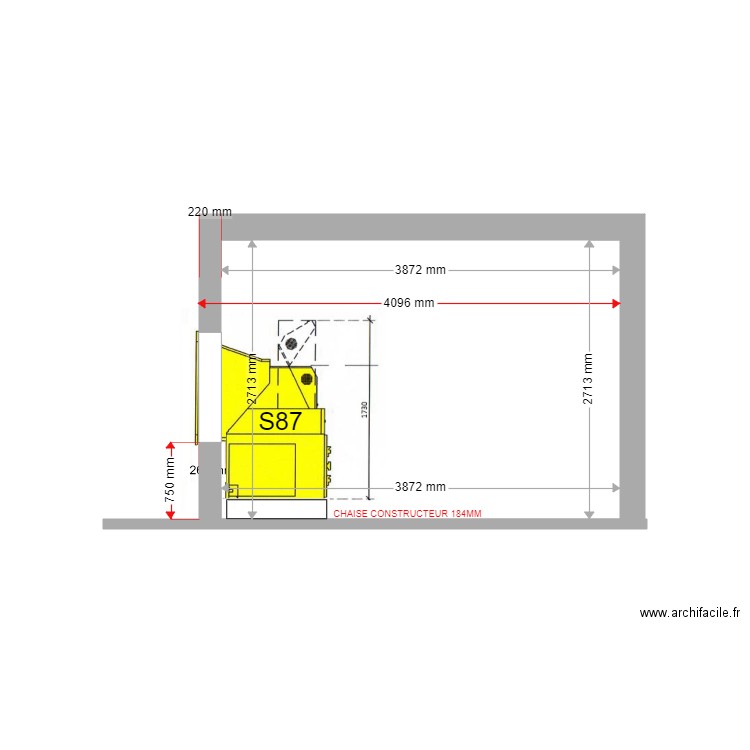 COUPE PROJET CARNOUX EN PROVENCE S87. Plan de 0 pièce et 0 m2