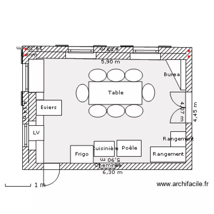 Cuisine. Plan de Cuisine. Plan de