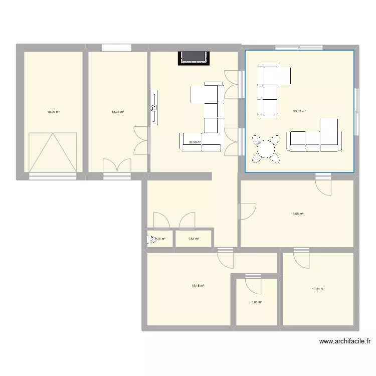 Marcy New veranda bis. Plan de 