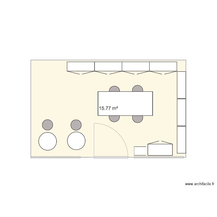 studio piece principale. Plan de 0 pièce et 0 m2