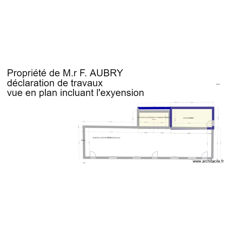 AUBRY extension1. Plan de 