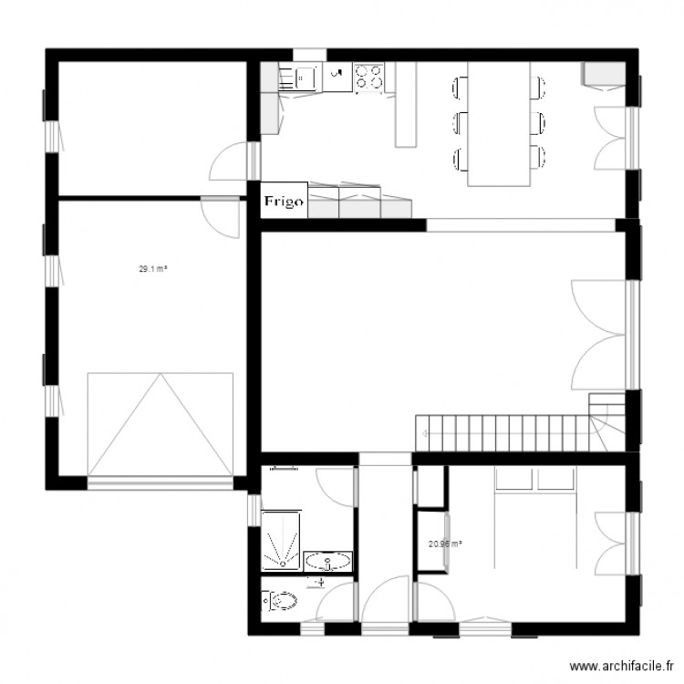 CHAMBRE RDC. Plan de 0 pièce et 0 m2