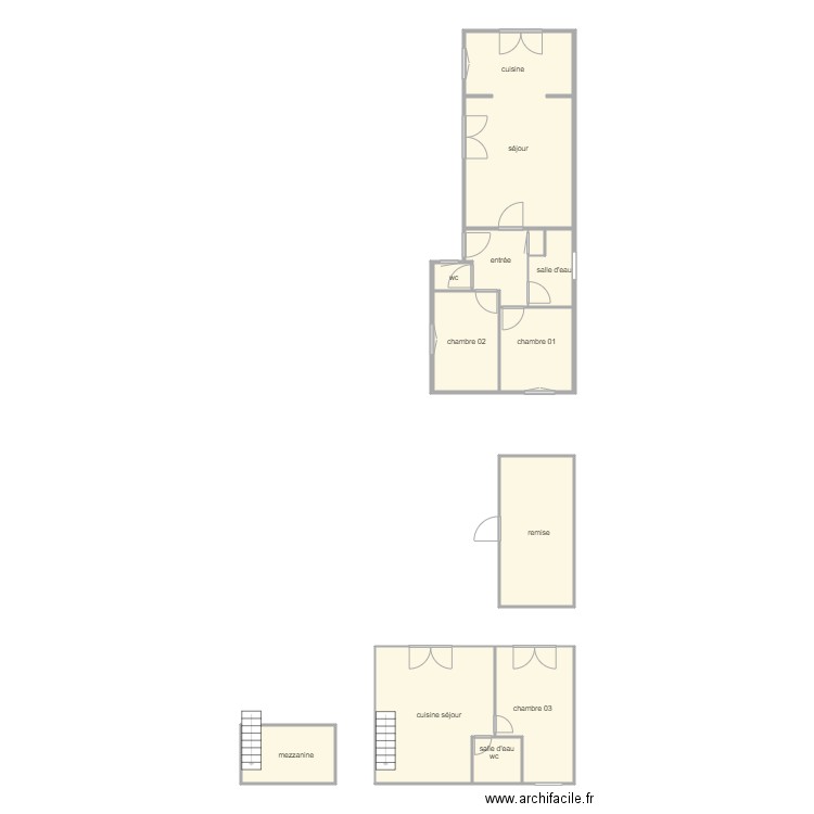 lebault 1448 am. Plan de 12 pièces et 90 m2