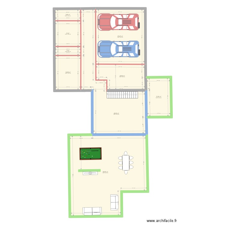 POINCARE. Plan de 0 pièce et 0 m2