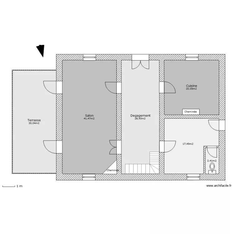 Le BIGOURDAN RDC. Plan de 