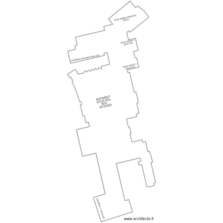 Résidence des Fleurs (4 727 m² chauffés). Plan de 0 pièce et 0 m2