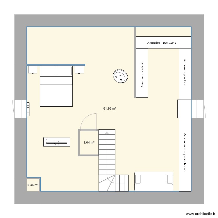 Chambre GOGO. Plan de 0 pièce et 0 m2