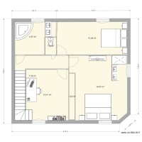 Projet maison etage meublé 1