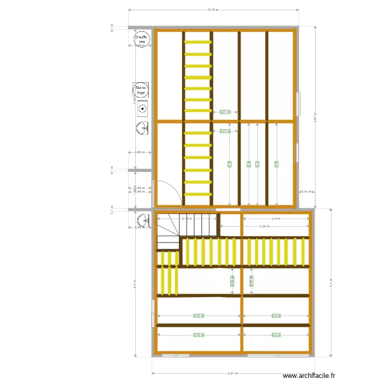 archi charpente 1er etage. Plan de archi charpente 1er etage. Plan de