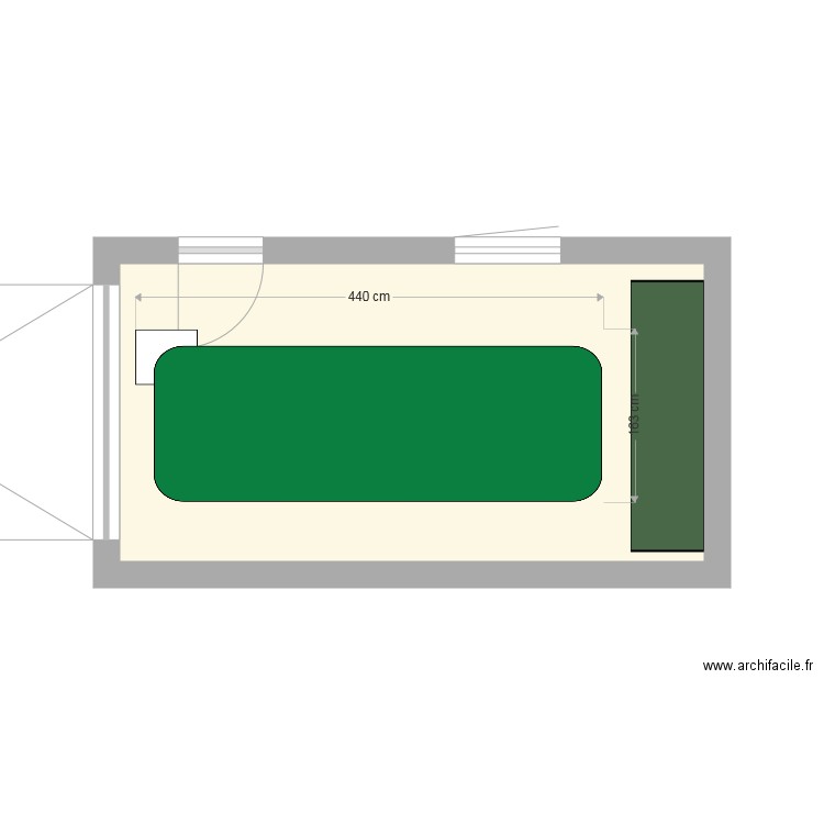 Garage suivant Declaration travaux 16072020. Plan de 0 pièce et 0 m2