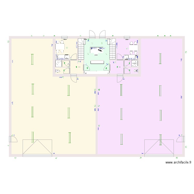 chantier Sarrat. Plan de 0 pièce et 0 m2