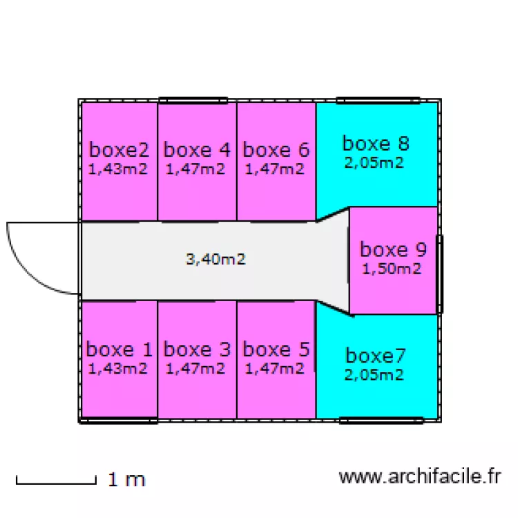chalet chat 2. Plan de 