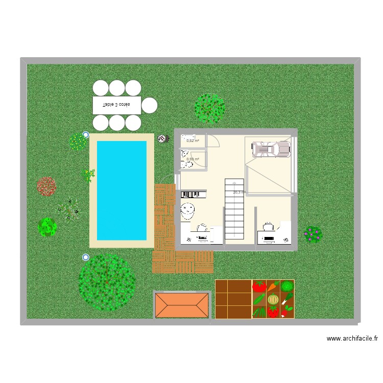 maison geek. Plan de 0 pièce et 0 m2