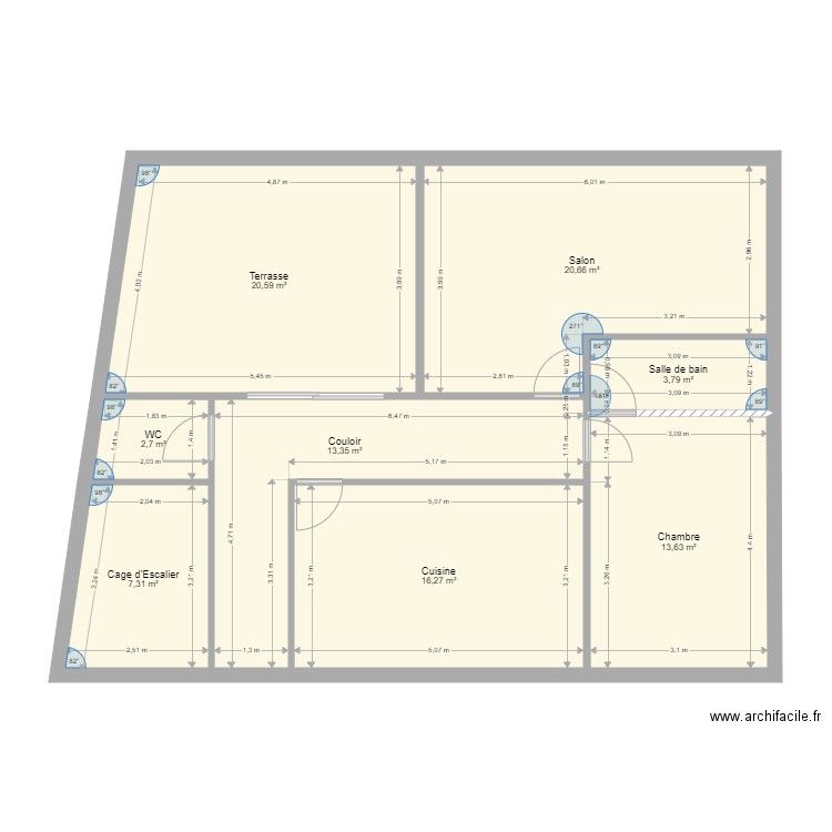 khraissia. Plan de 0 pièce et 0 m2