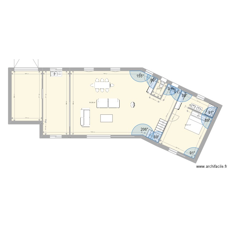 Sablons. Plan de 0 pièce et 0 m2