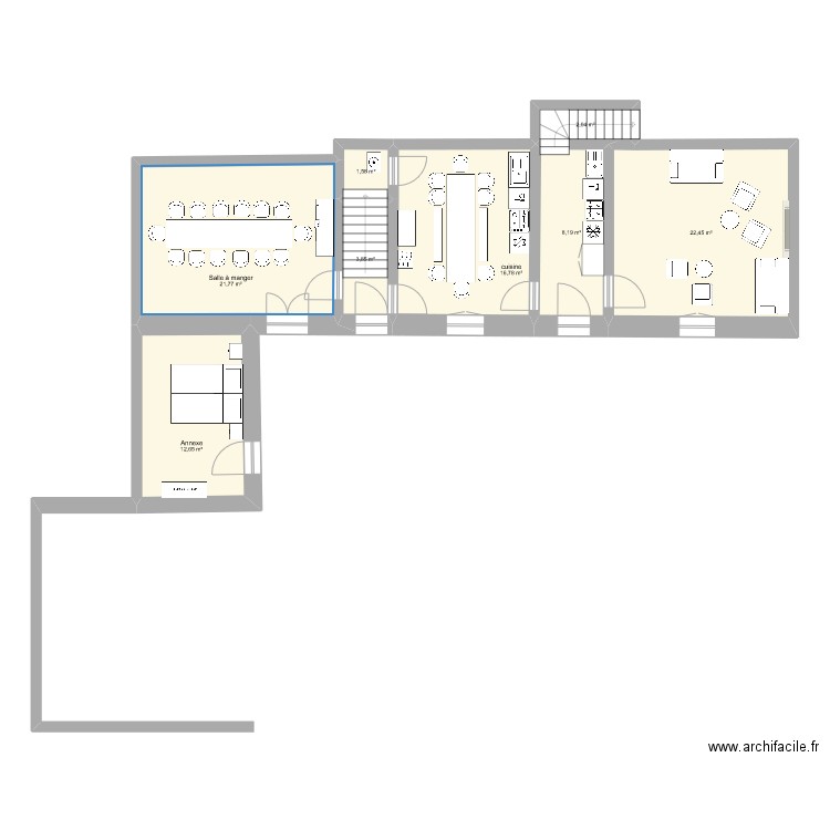 Palis RDC. Plan de 0 pièce et 0 m2