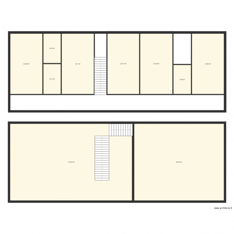 Plan chambre salon cuisine. Plan de 10 pièces et 340 m2