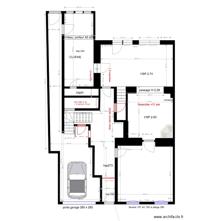 HOERNER HOMBOURG RDC EXISTANT . Plan de 0 pièce et 0 m2