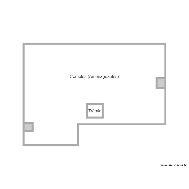 AGOSTINI COMBLES. Plan de 