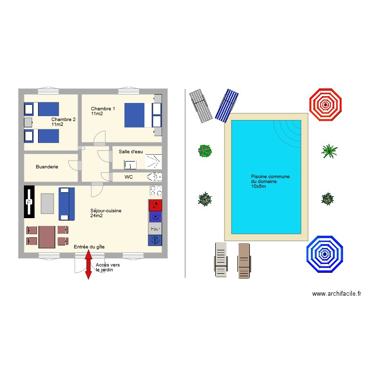 11g2616. Plan de 0 pièce et 0 m2