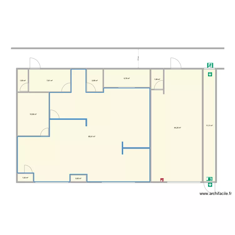Extension Bureaux Aprocab. Plan de 