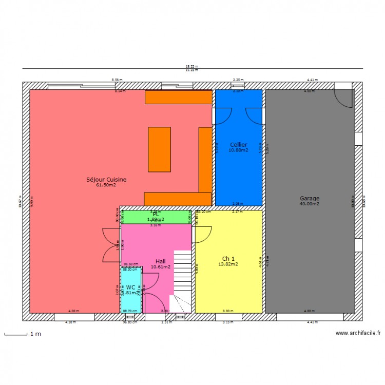 BARA Rdc. Plan de 0 pièce et 0 m2